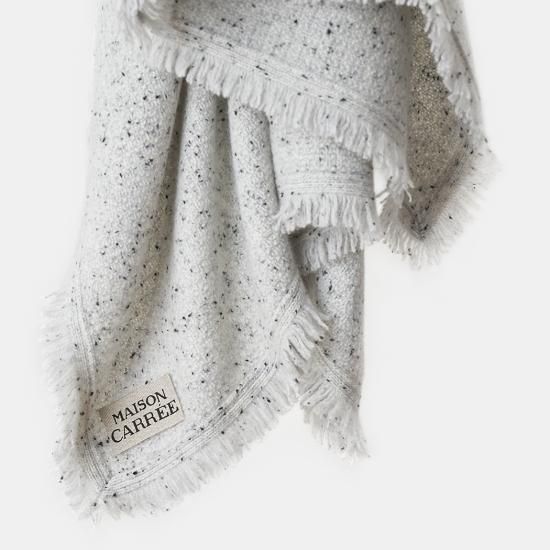 MAISON CARRÉE CASHMERE Stardust STOLE CASHMERE STARDUST STOLEGRAY - maisoncarree