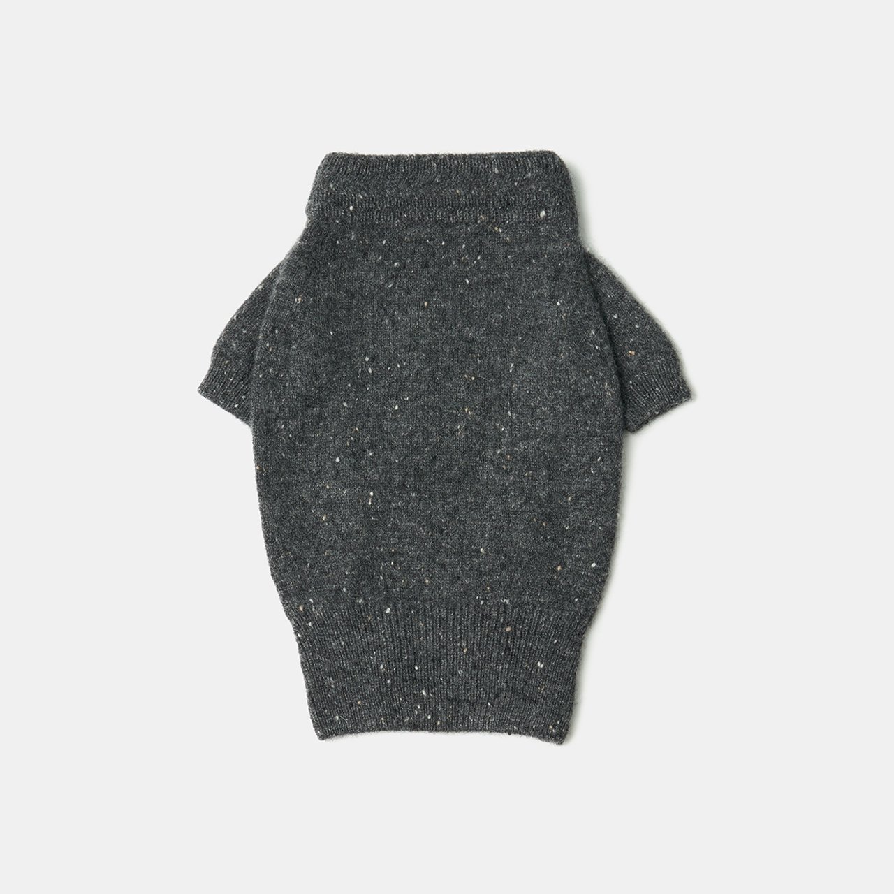 CASHMERE DOG STARDUST TOPS<BR>CHARCOAL