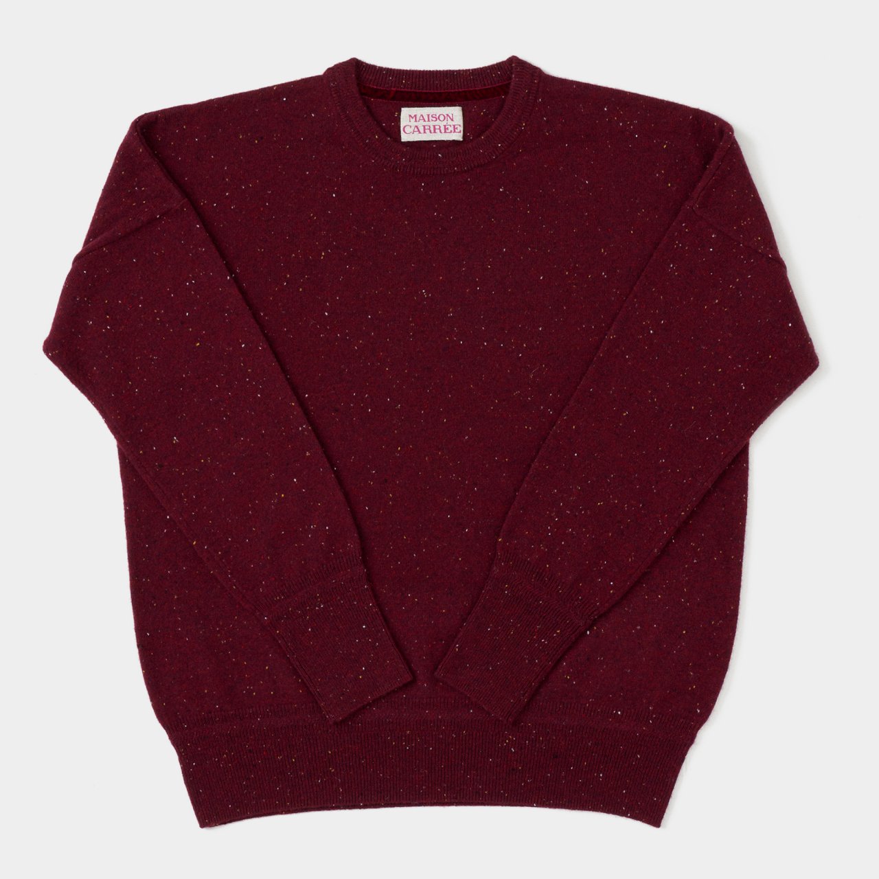 CASHMERE STARDUST TOPS<BR>RED