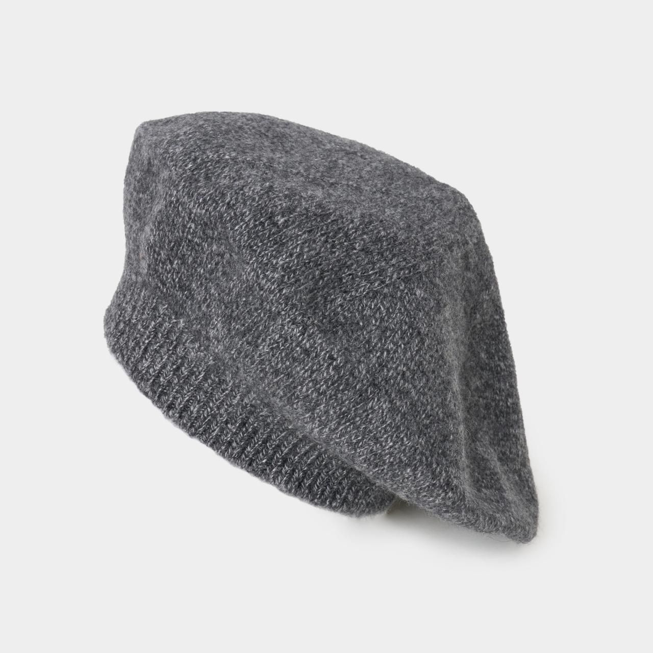 完売品　ペールジュート購入　メゾンカレ　カシミア　BERET ブラック 完売品 ペールジュート購入 メゾンカレ カシミア BERET 挟み込む