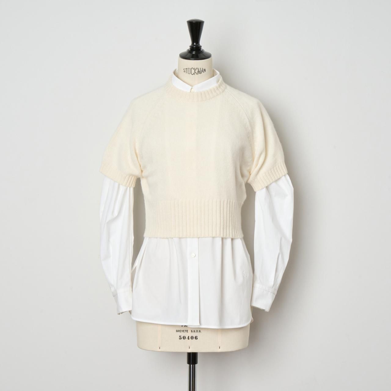 CASHMERE MINI TOPSIVORY - maisoncarree CASHMERE MINI TOPSIVORY - maisoncarree