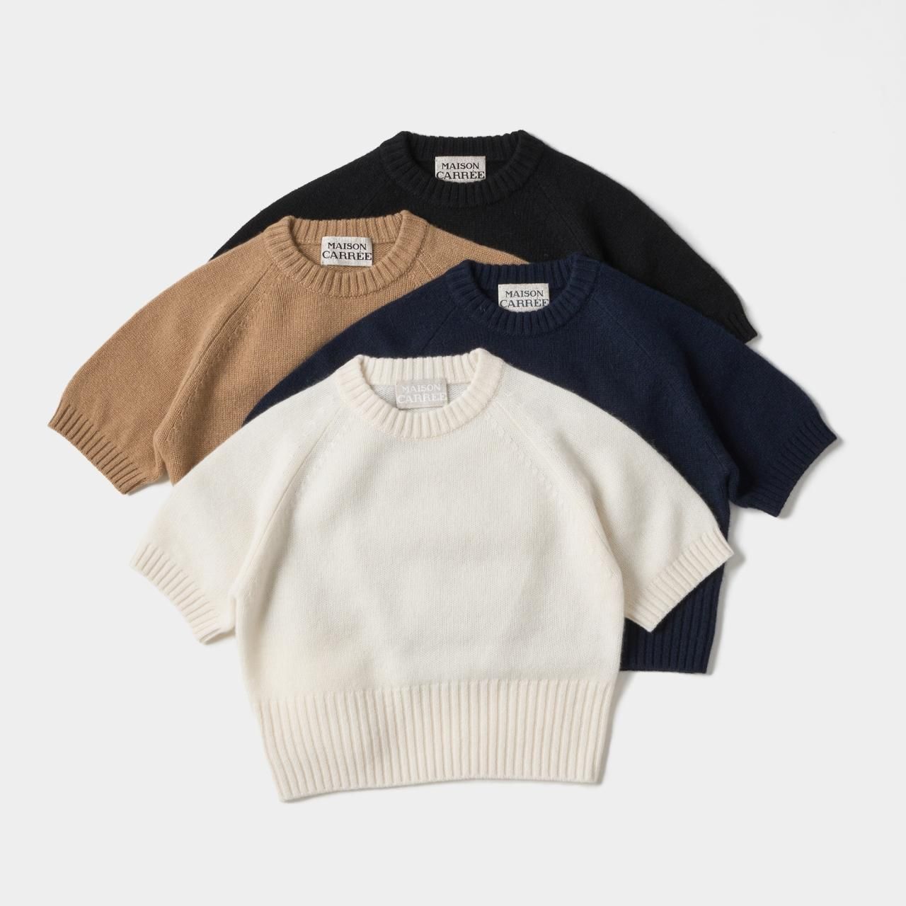 CASHMERE MINI TOPSIVORY - maisoncarree CASHMERE MINI TOPSIVORY - maisoncarree