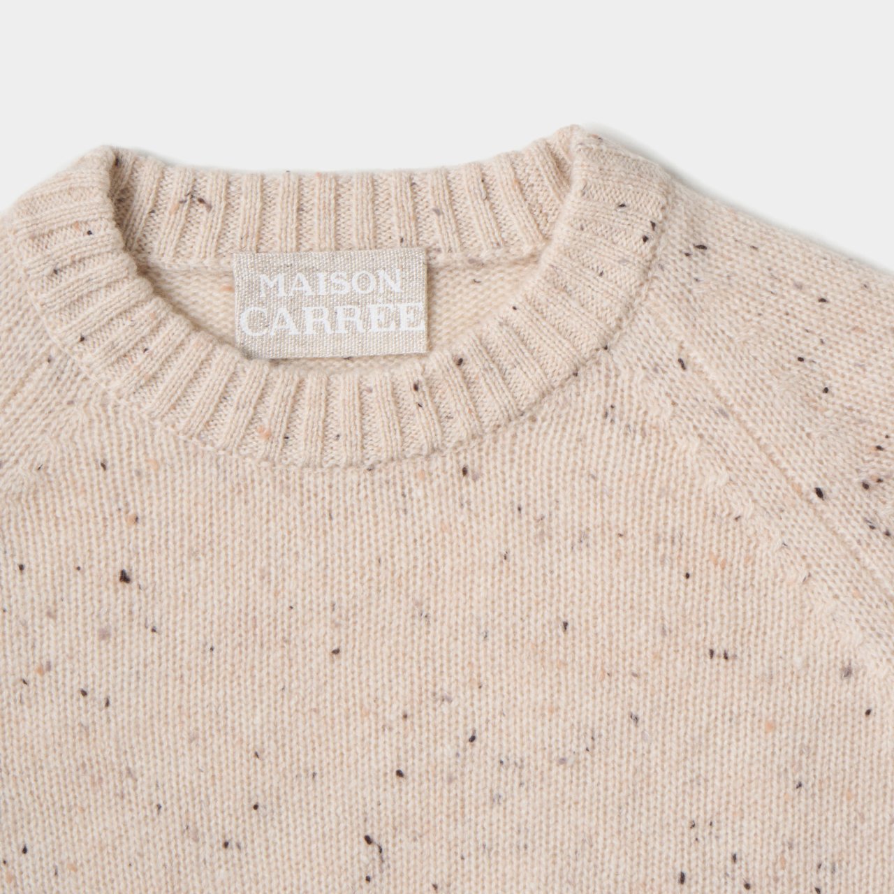 CASHMERE STARDUST MINI TOPSCREAM - maisoncarree