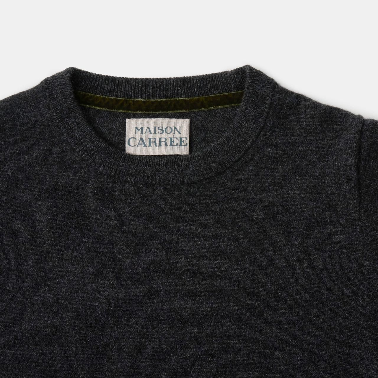 MAISON CARREE メゾンカレ カシミヤ100% ニット CASHMERE CABLE KNITGREEN - maisoncarree