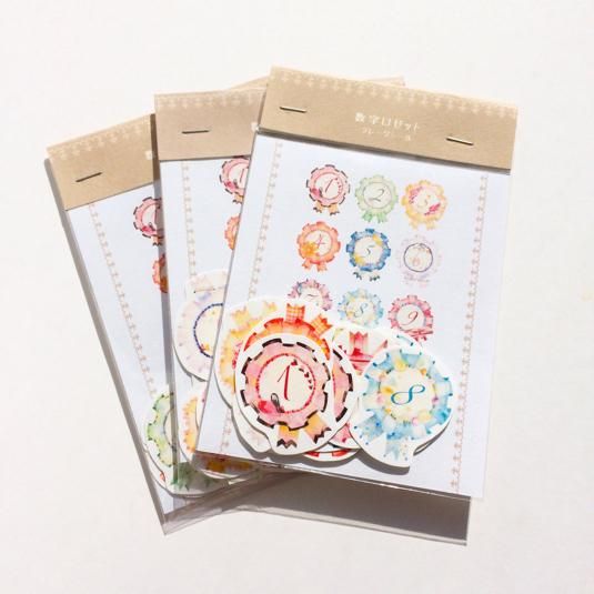 数字ロゼット フレークシール - & colors