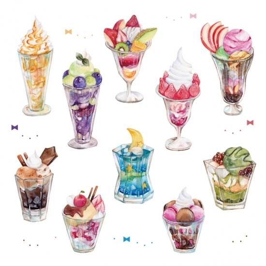 パフェ フレークシール - & colors