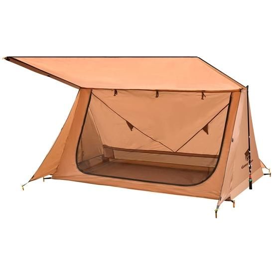 パップテント 1〜2人用 軍幕テント 超軽量 ソロキャンプ テント