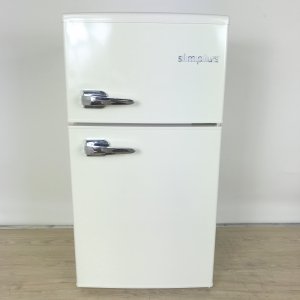 2ドアレトレ冷凍冷蔵庫 85L 2018年製 SP-RT85L2-WH【中古】