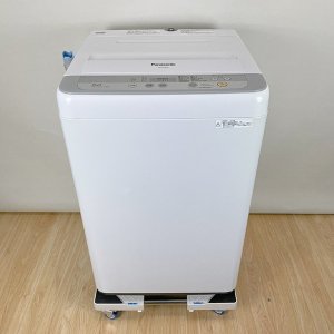 Panasonic／パナソニック  全自動洗濯機 5Kg 2017年 ホワイト NA-F50B10【中古】