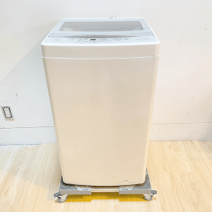 AQUA／アクア 全自動洗濯機 5.0kg 高年式2021年製 ホワイト AQW-GS50JBK【中古】