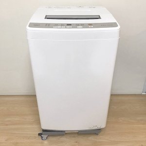 アクア AQUA AQW-S60J 2021年製 全自動洗濯機 6.0Kg【中古】