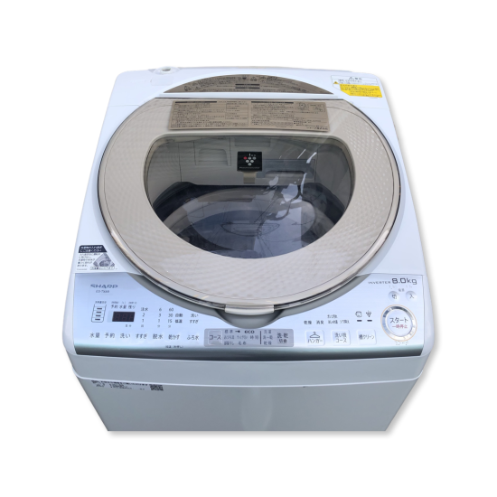 SHARP シャープ｜ES-TX8B-N 2018年製｜中古洗濯機【エコレア】
