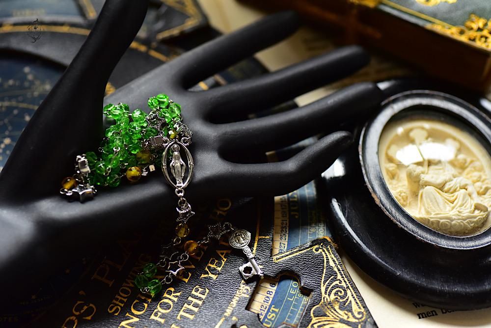 ウランガラス ウランガラス【ロザリオ】 - Carino works