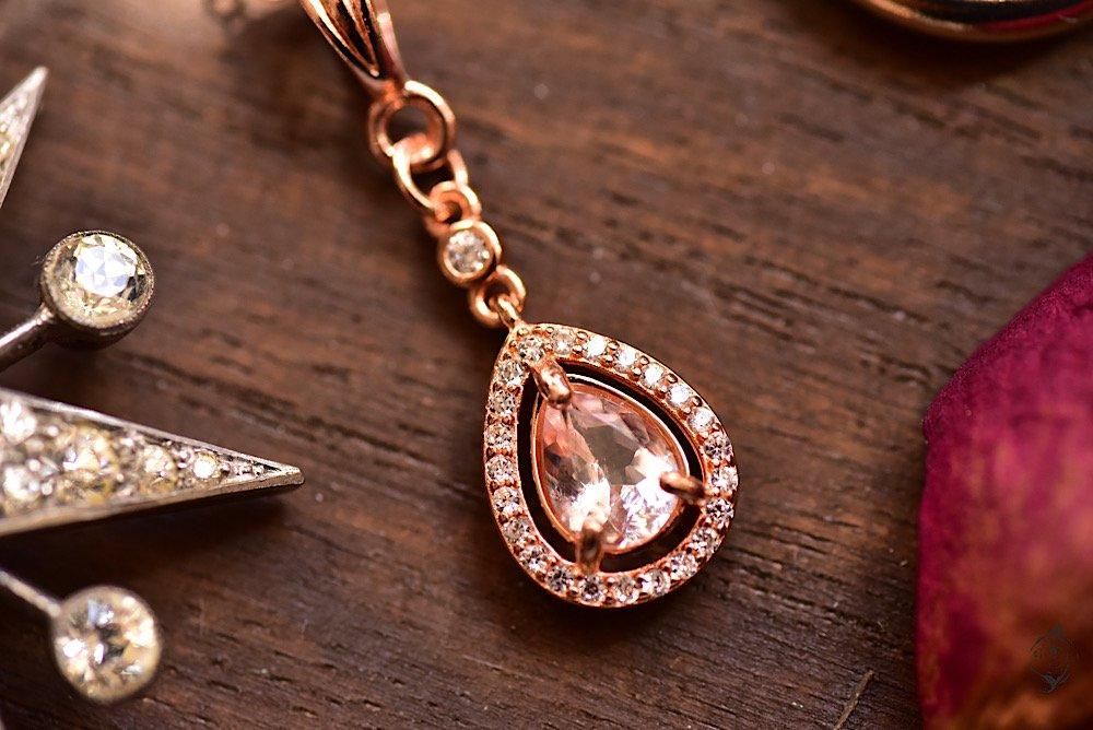 モルガナイト ネックレス リング モルガナイト【ネックレス】 - Carino works