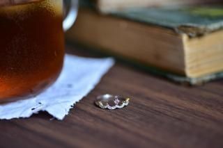 Milk ClownAnt.Saphiretå󥰡sterling silver