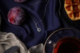 pear:モスアクアマリン|ネックレス(sterling silver)