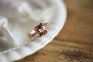 marble:Vnt.ウランガラス |リング(sterling silver)