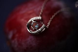 ホースシュー(馬蹄):アンティーク サフィレット|ネックレス sterling silver