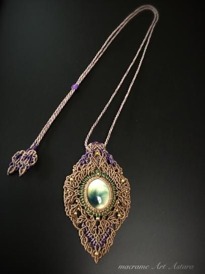 シヴァアイ ネックレス - macrame Art Astara