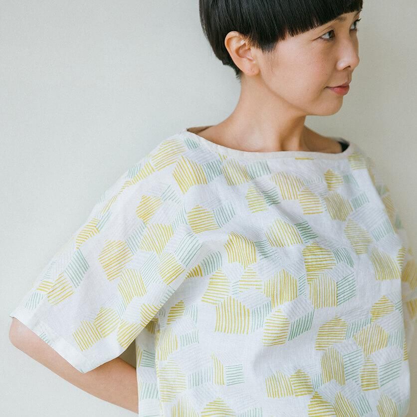 生地確認用(*´ω`*)ノ home（ホワイト） - 生地と型紙の通販サイト：nunocoto fabric