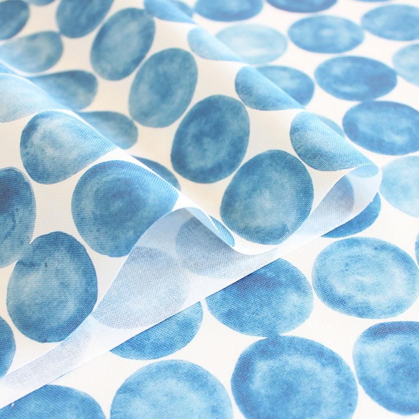 inkdot（ブルー） - 生地と型紙の通販サイト：nunocoto fabric
