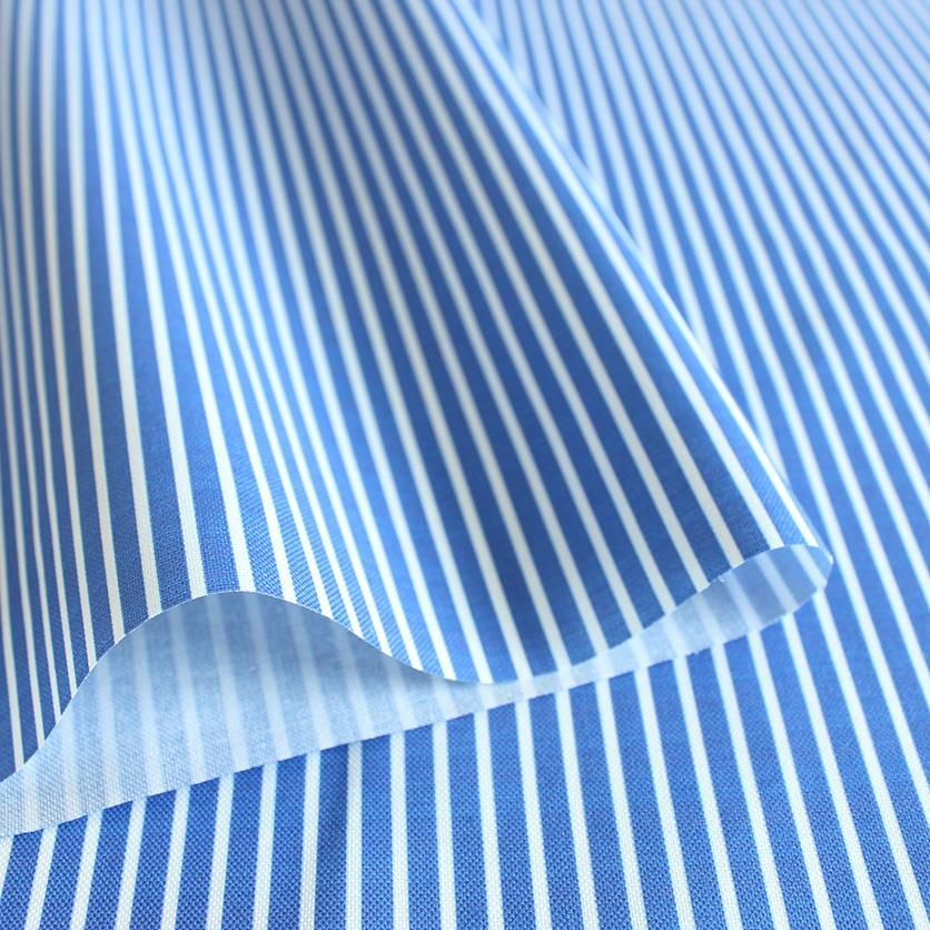 細ストライプ（ブルー） - 生地と型紙の通販サイト：nunocoto fabric
