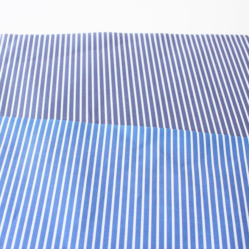 細ストライプ（ブルー） - 生地と型紙の通販サイト：nunocoto fabric