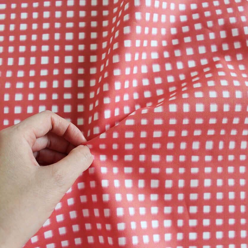 22md_handmade様確認用 line check（ブルーグレー×ホワイト） - 生地と型紙の通販サイト