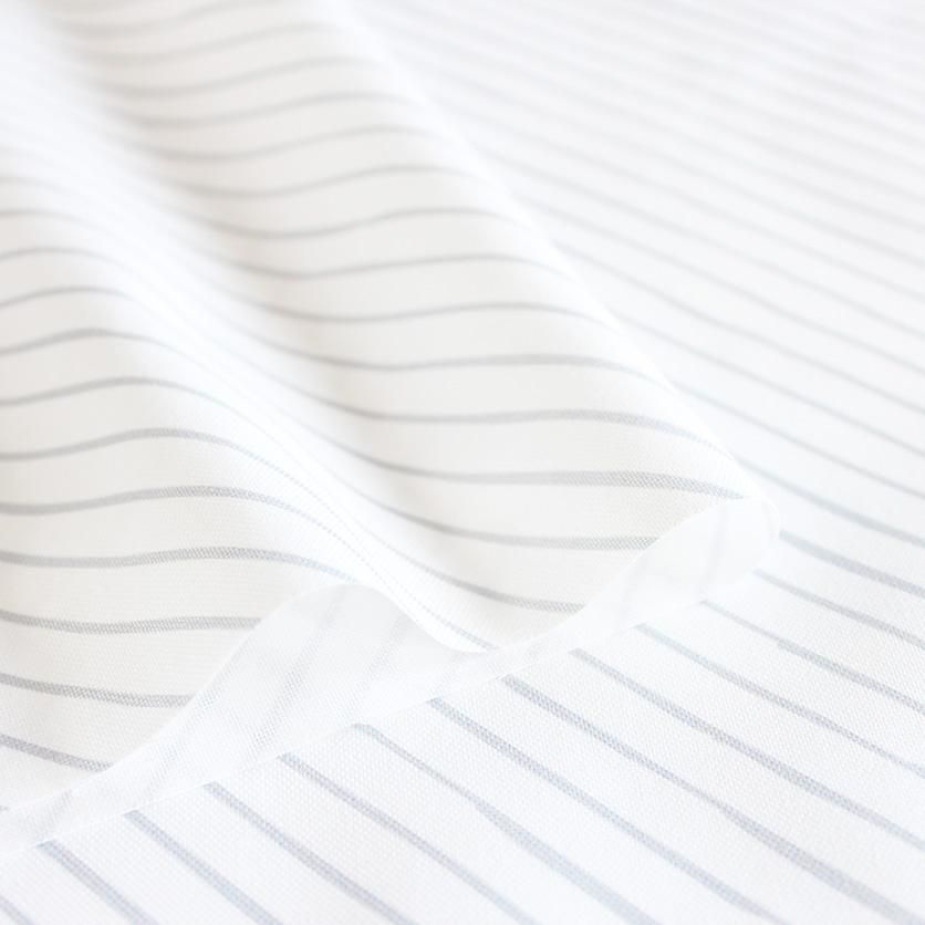 斜線（ホワイト×ライトグレー） - 生地と型紙の通販サイト：nunocoto