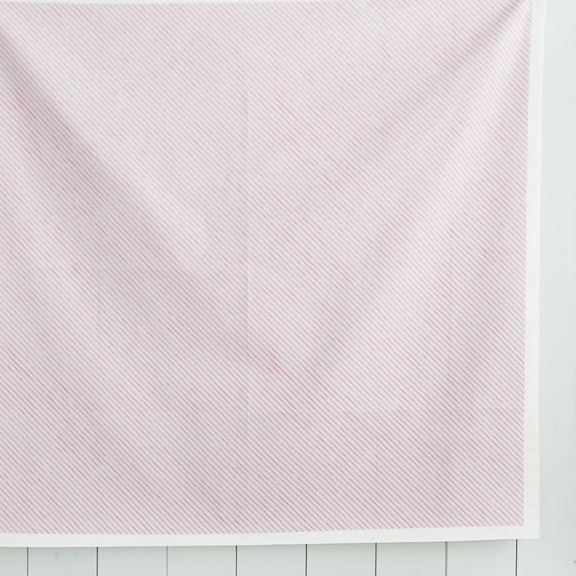 斜線（グレー×ピンク） - 生地と型紙の通販サイト：nunocoto fabric