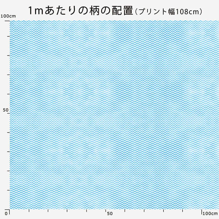 ギザギザ線（小・ピンク）| nunocoto fabric
