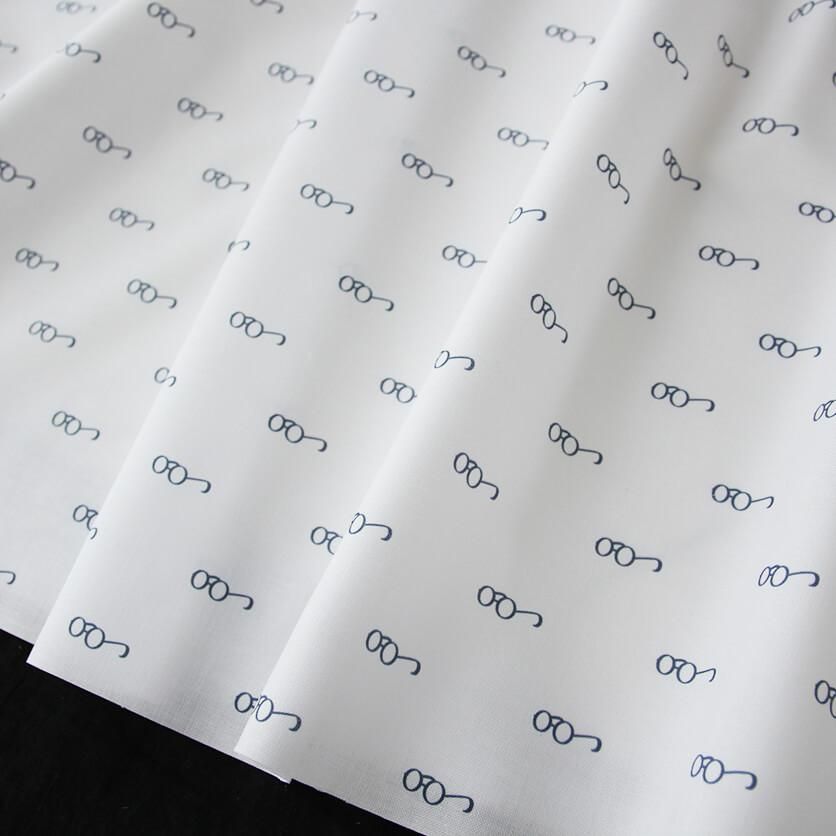 めがね（小・ホワイト） - 生地と型紙の通販サイト：nunocoto fabric