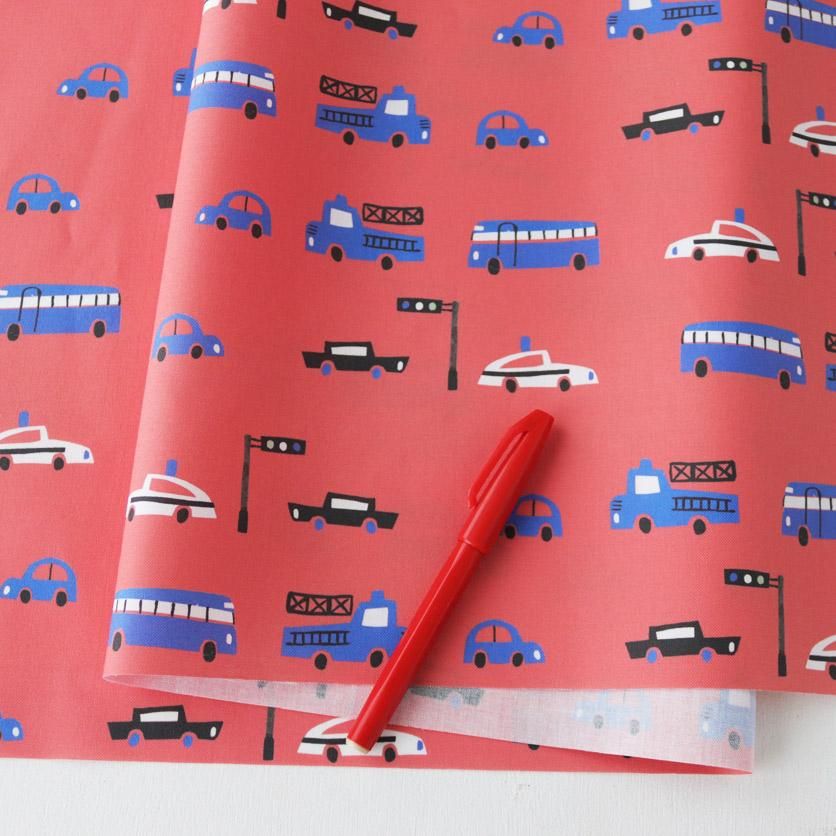 kazu様ご注文生地 ギザギザ線（小・ブルー）| nunocoto fabric