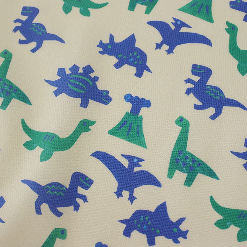 恐竜（カラフル） 布・生地の通販サイト：nunocoto fabric
