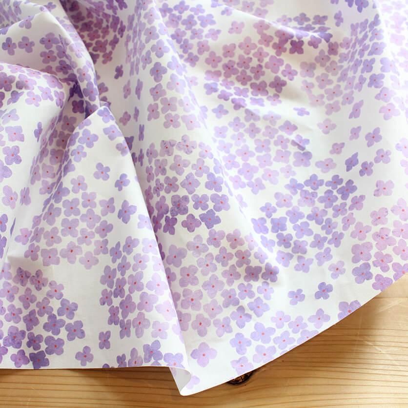 紫陽花(パープル) - 生地と型紙の通販サイト:nunocoto fabric 紫陽花(パープル) - 生地と型紙の通販サイト:nunocoto fabric