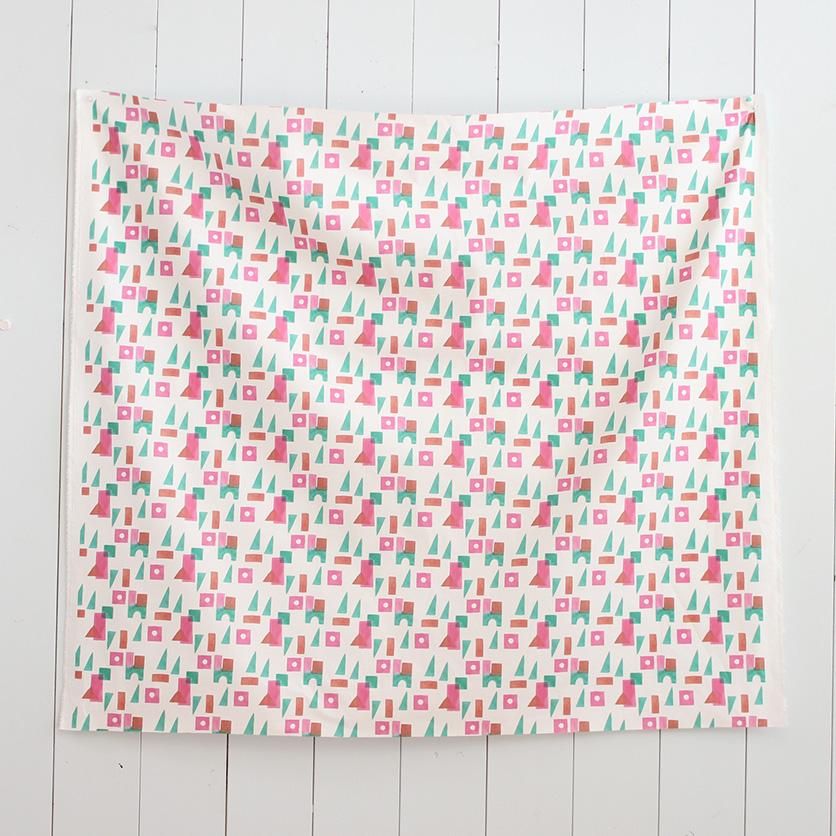 生地見本　No.6 wave - 生地と型紙の通販サイト：nunocoto fabric