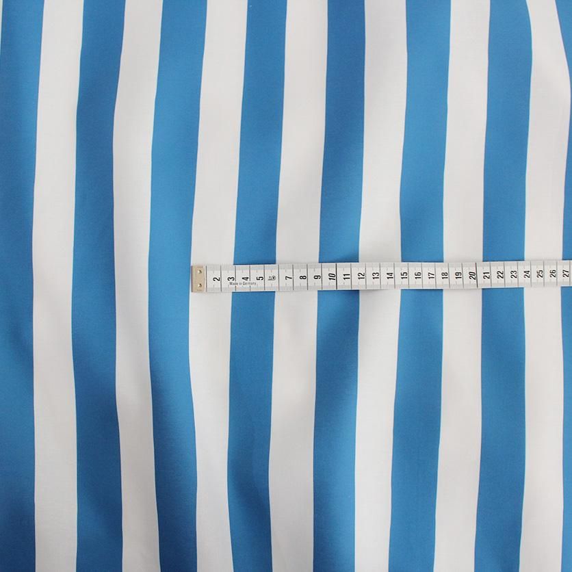 ベーシックストライプ（藍色）-和の伝統色ブックシリーズ- - 生地と