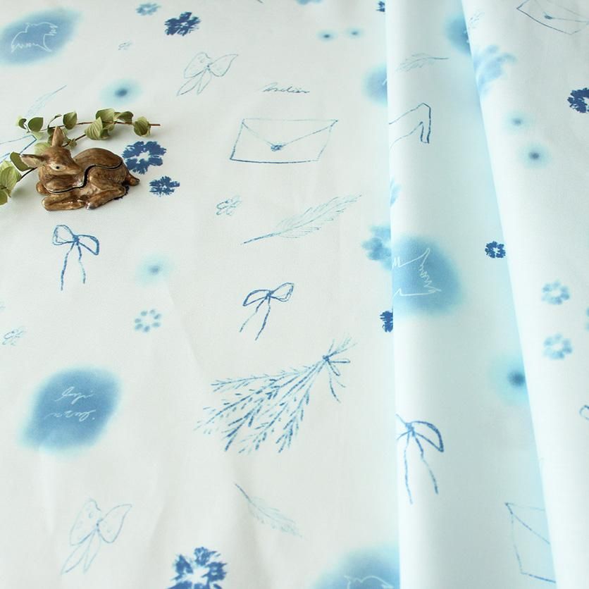 girl（サックスブルー） - 生地と型紙の通販サイト：nunocoto fabric