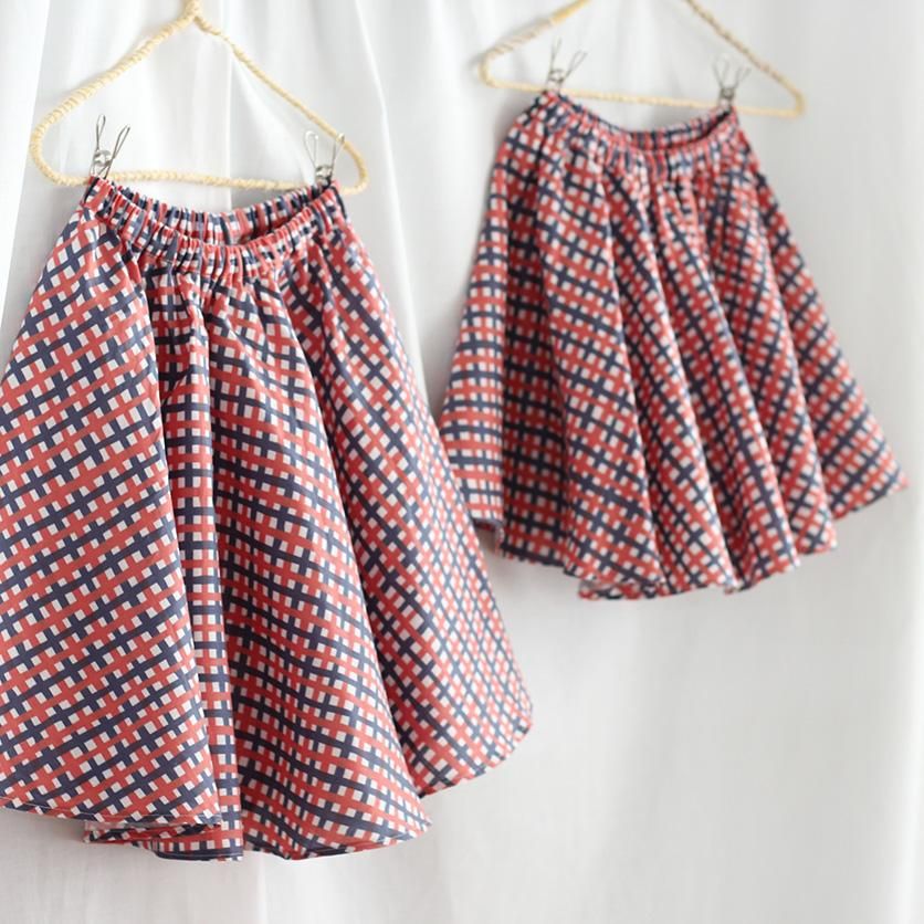 パターンファブリック：こどもサーキュラースカート（ゆらゆら