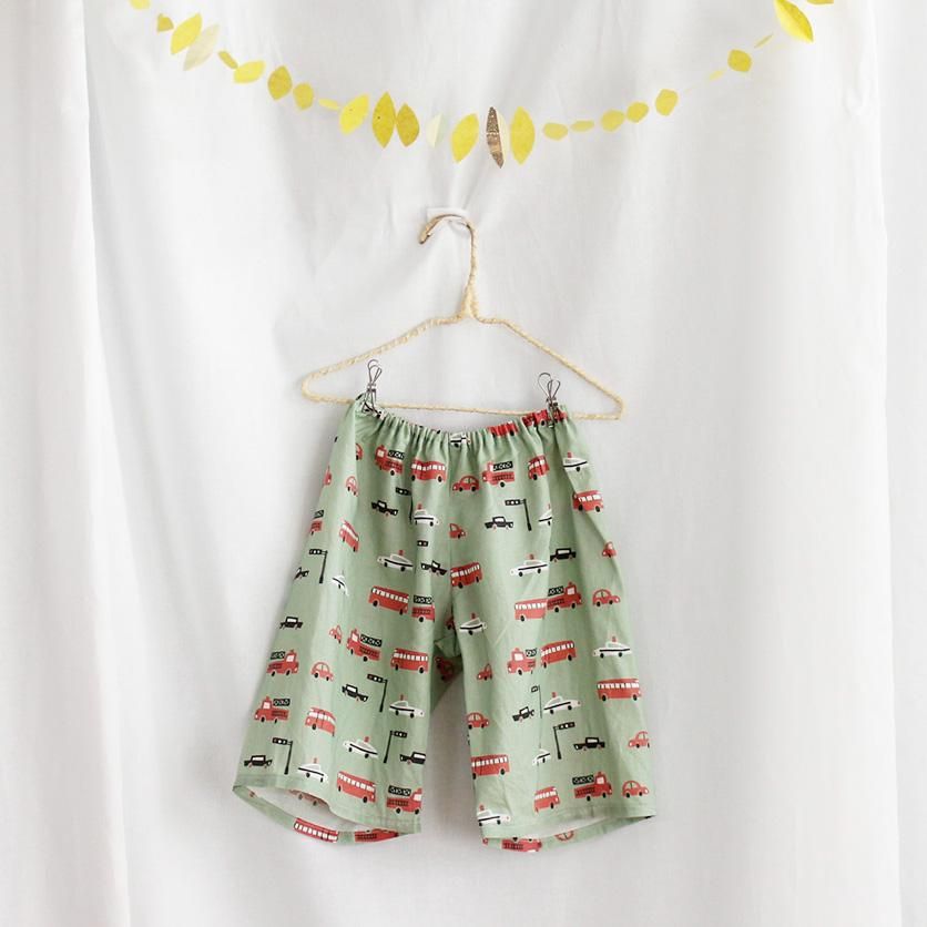 パターンファブリック：こどもまいにちパンツ（カーズ）nunocoto