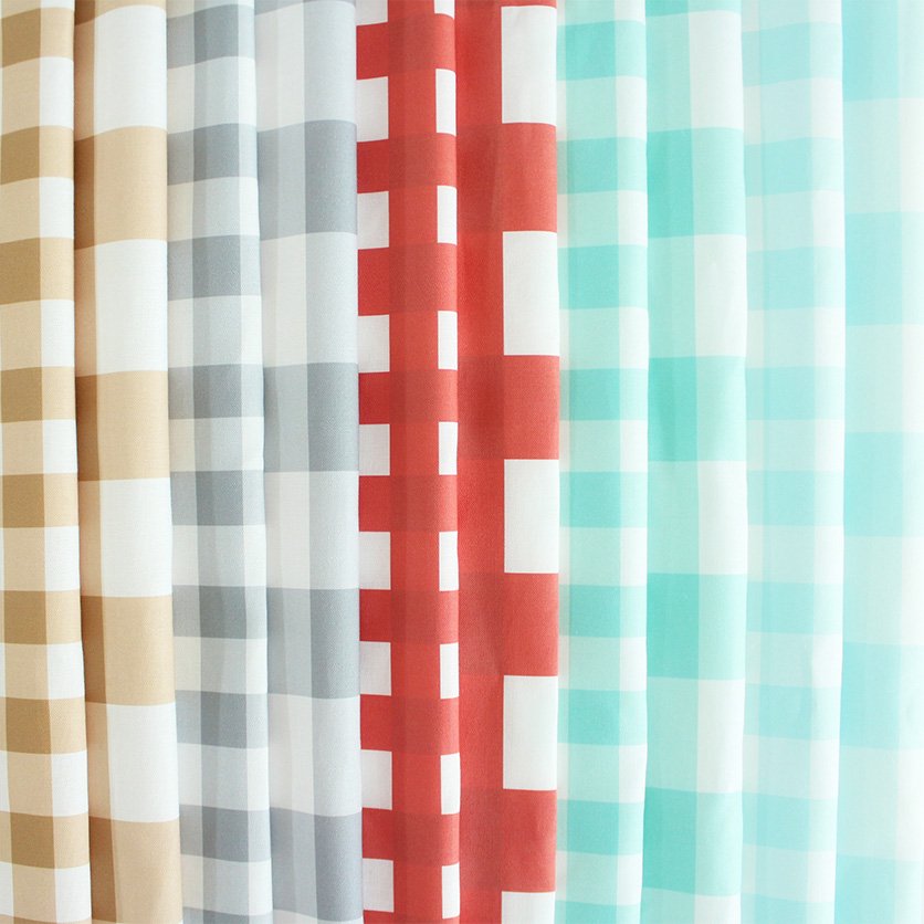 ベーシックギンガムチェック：2cm角（グレー） - 布・生地の通販サイト：nunocoto fabric