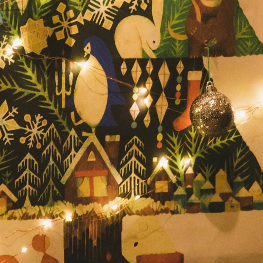 クリスマスツリータペストリー（大）：福田利之 | nunocoto fabric