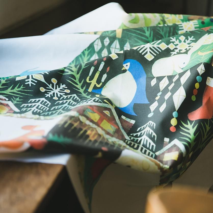 クリスマスツリータペストリー（大）：福田利之 | nunocoto fabric