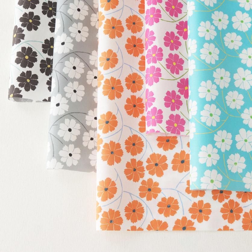 無邪気の花（オレンジ） - 生地と型紙の通販サイト：nunocoto fabric