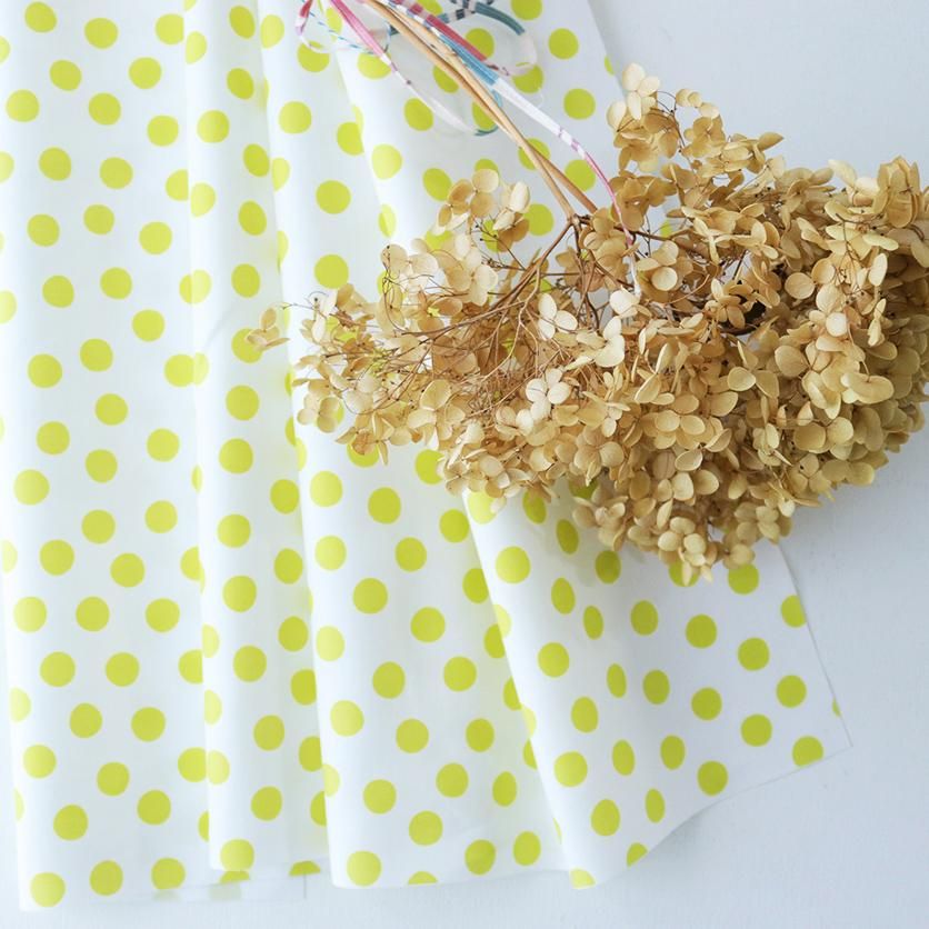 つぶつぶ（からし） - 生地と型紙の通販サイト：nunocoto fabric