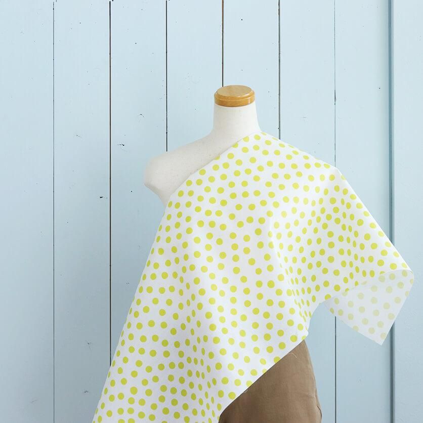 つぶつぶ（からし） - 生地と型紙の通販サイト：nunocoto fabric