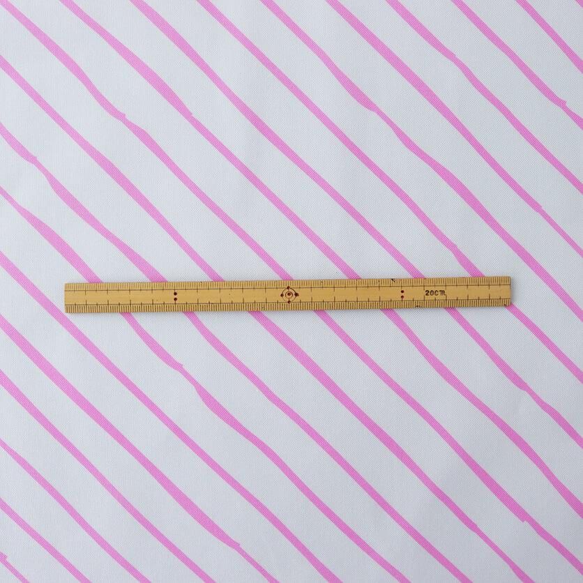 斜線 big（グレー×ピンク） - 生地と型紙の通販サイト：nunocoto fabric
