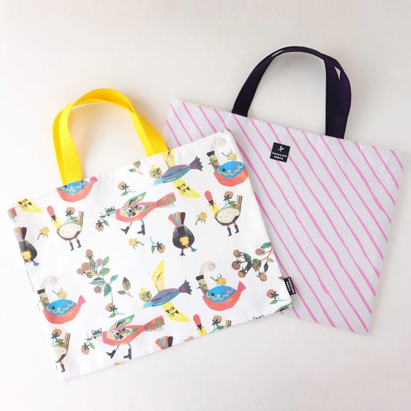 斜線 big（グレー×ピンク） - 生地と型紙の通販サイト：nunocoto fabric