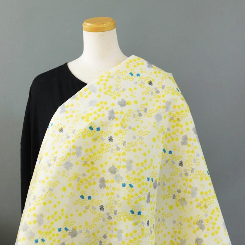 mimosa -ミモザ-花柄- 布・生地の通販サイト：nunocoto fabric