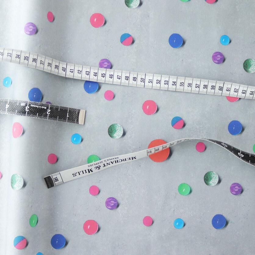 生地見本 数量5から】 生地 『オックス Retro school 虹 YKA-29040-1C